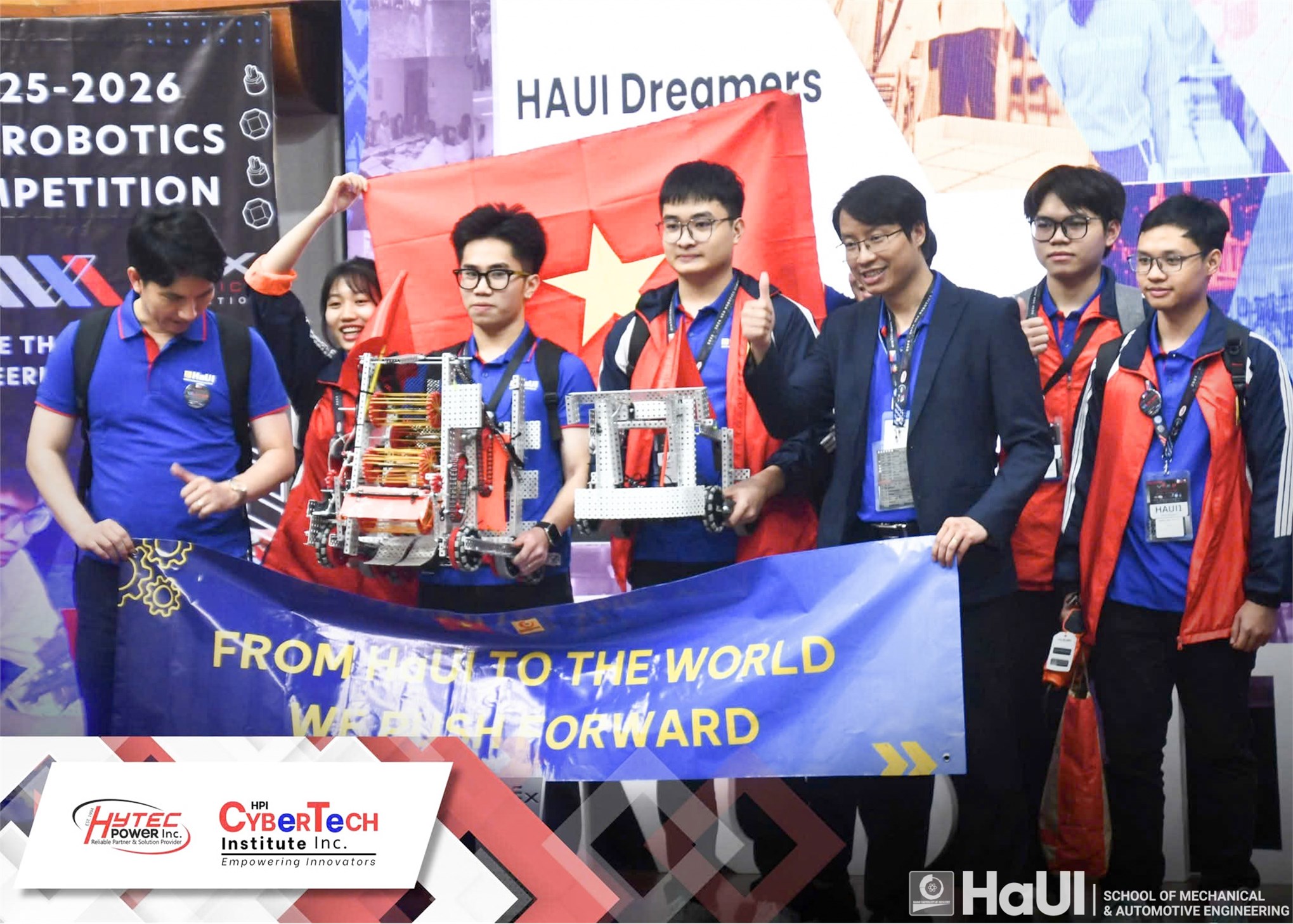 Students of School of Mechanical and Automotive Engineering, HaUI shined at Regional Robotics Competition in the Philippines.