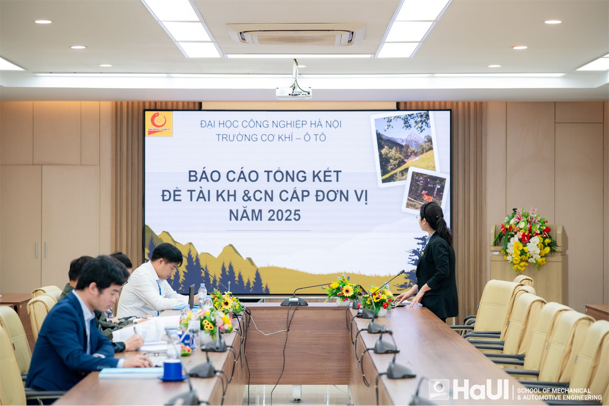 Nghiệm thu cấp cơ sở đề tài nghiên cứu khoa học cấp trường về vỏ compozit cấu trúc phỏng sinh học tích hợp lớp áp điện