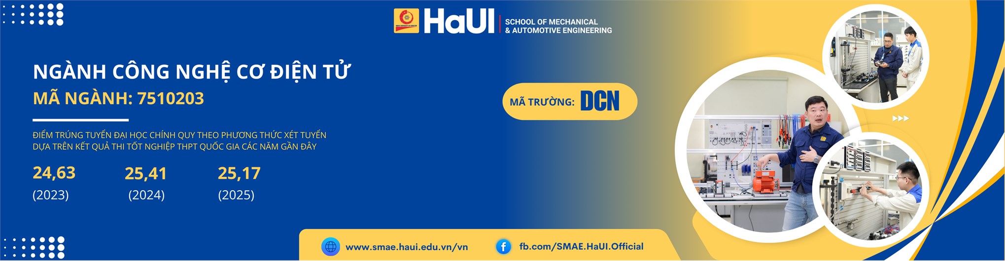 Ngành Công nghệ kỹ thuật Cơ điện tử