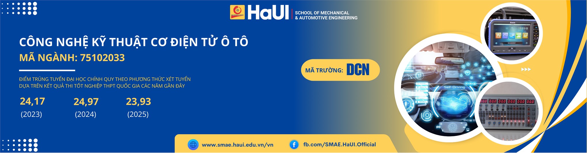 Công nghệ kỹ thuật Cơ điện tử Ô tô