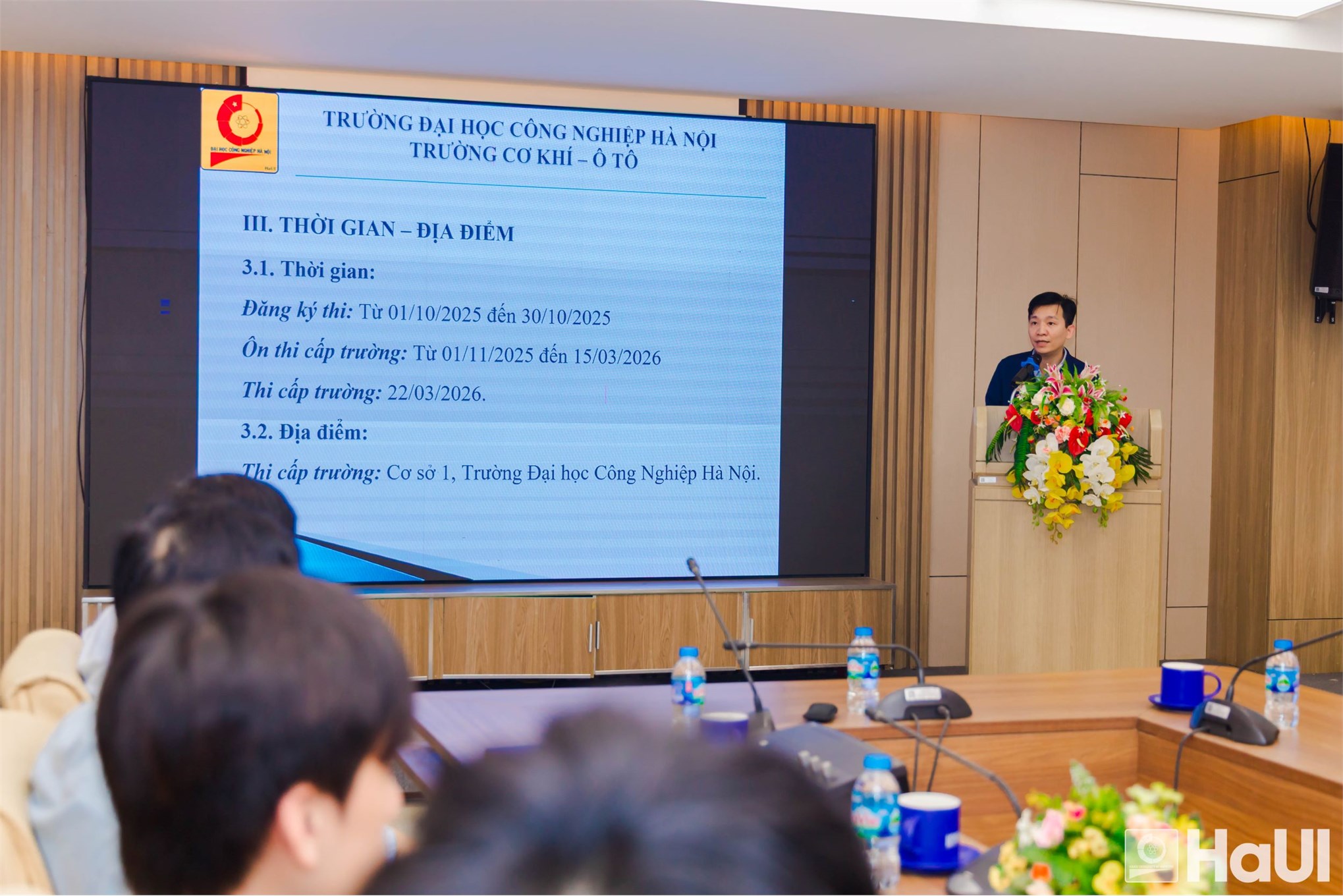 Sinh viên Trường Cơ khí – Ô tô, HaUI quyết tâm chinh phục kỳ thi Olympic Cơ học năm 2026