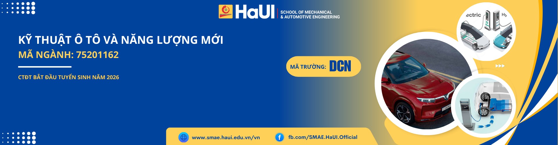 Kỹ thuật Ô tô và Năng lượng mới