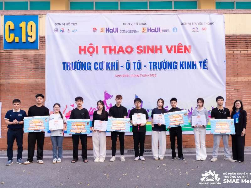 Bùng nổ chuỗi hoạt động chào mừng Tháng thanh niên cho sinh viên Trường Cơ khí – Ô tô và Trường Kinh tế tại cơ sở Ninh Bình