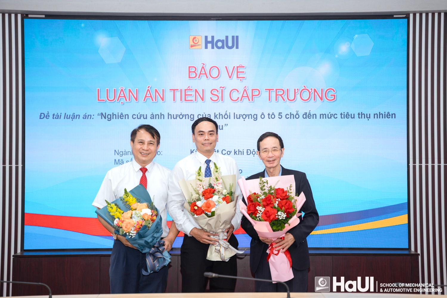 Trường Cơ khí - Ô tô, HaUI có thêm một Tân Tiến sĩ - Khẳng định chiến lược nâng cao chất lượng đội ngũ giảng viên