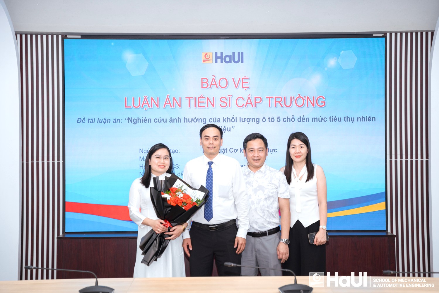 Trường Cơ khí - Ô tô, HaUI có thêm một Tân Tiến sĩ - Khẳng định chiến lược nâng cao chất lượng đội ngũ giảng viên