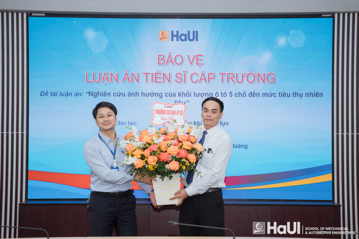 Trường Cơ khí - Ô tô, HaUI có thêm một Tân Tiến sĩ - Khẳng định chiến lược nâng cao chất lượng đội ngũ giảng viên