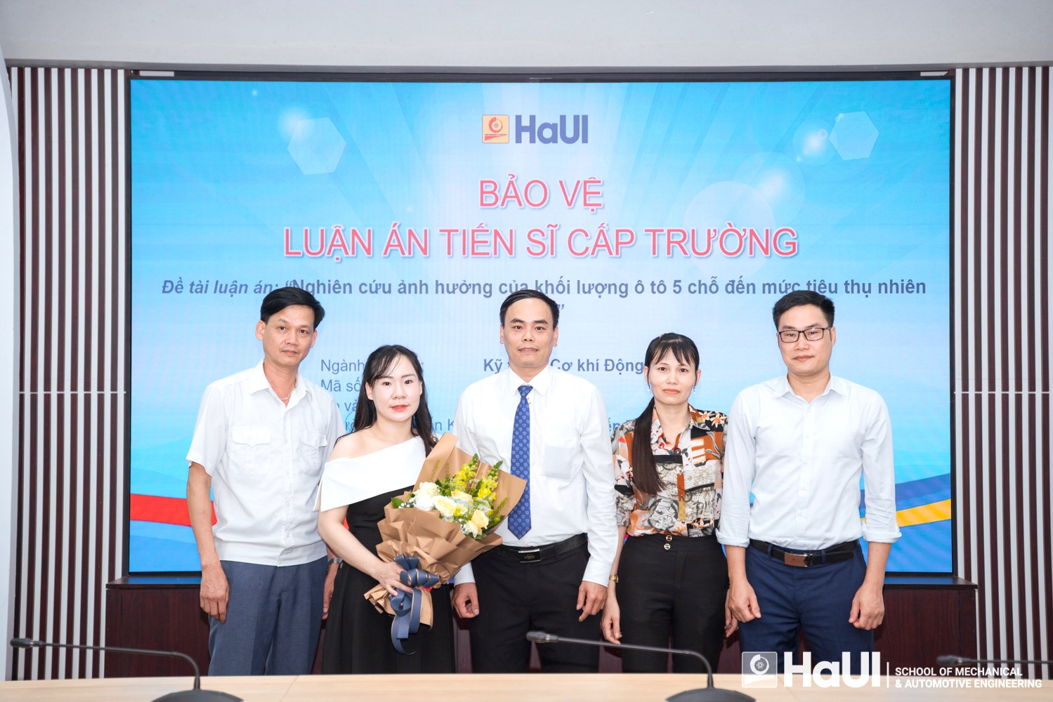 Trường Cơ khí - Ô tô, HaUI có thêm một Tân Tiến sĩ - Khẳng định chiến lược nâng cao chất lượng đội ngũ giảng viên