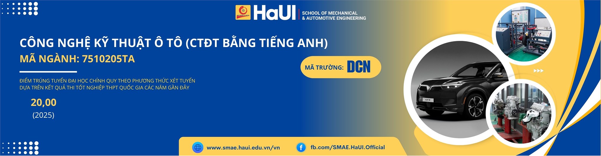Công nghệ kỹ thuật ô tô (CTĐT bằng tiếng Anh)