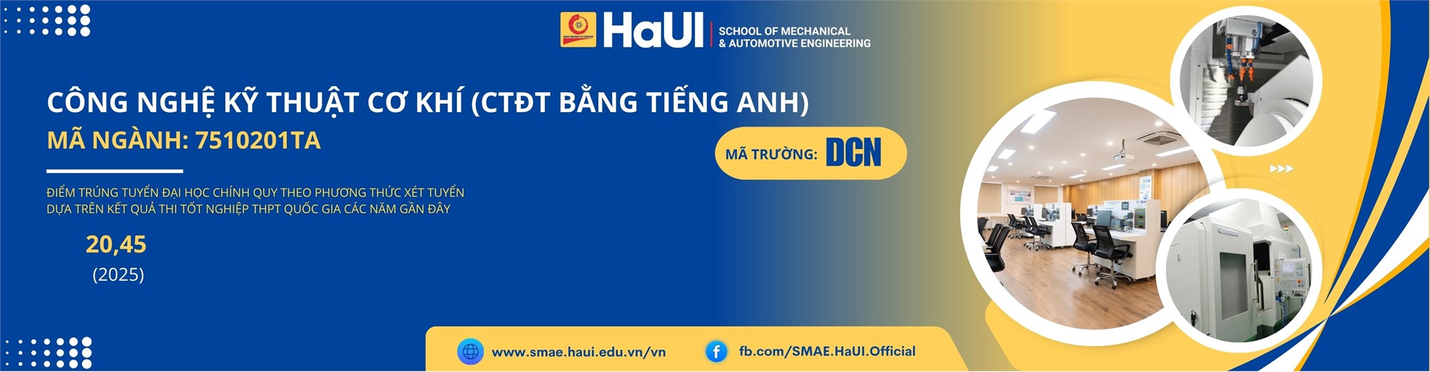 Công nghệ kỹ thuật cơ khí (CTĐT bằng tiếng Anh)