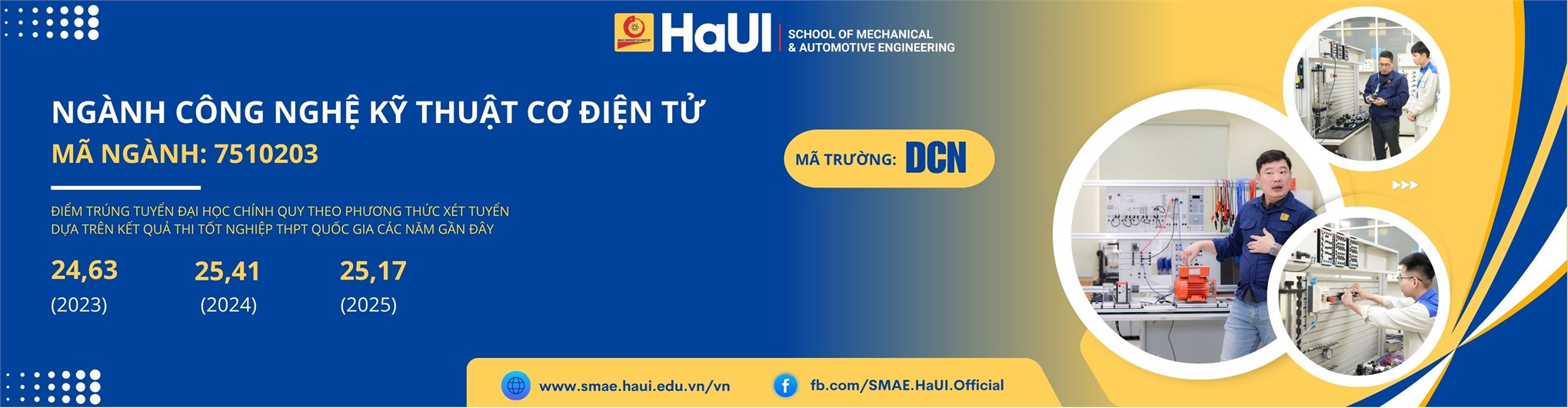 Ngành Công nghệ kỹ thuật Cơ điện tử