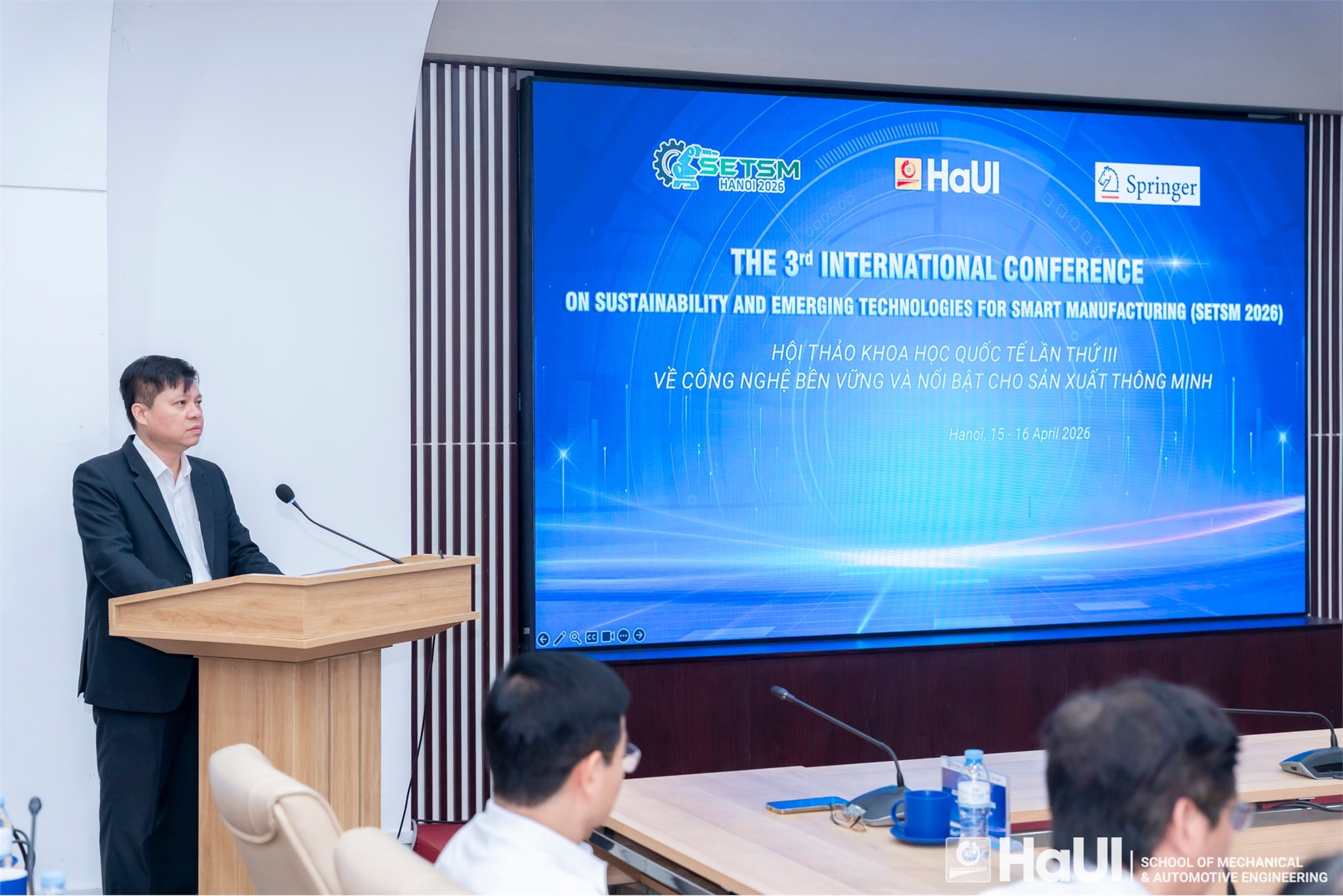 Hội thảo Quốc tế SETSM 2026: Khẳng định vị thế diễn đàn khoa học uy tín về sản xuất thông minh và phát triển bền vững