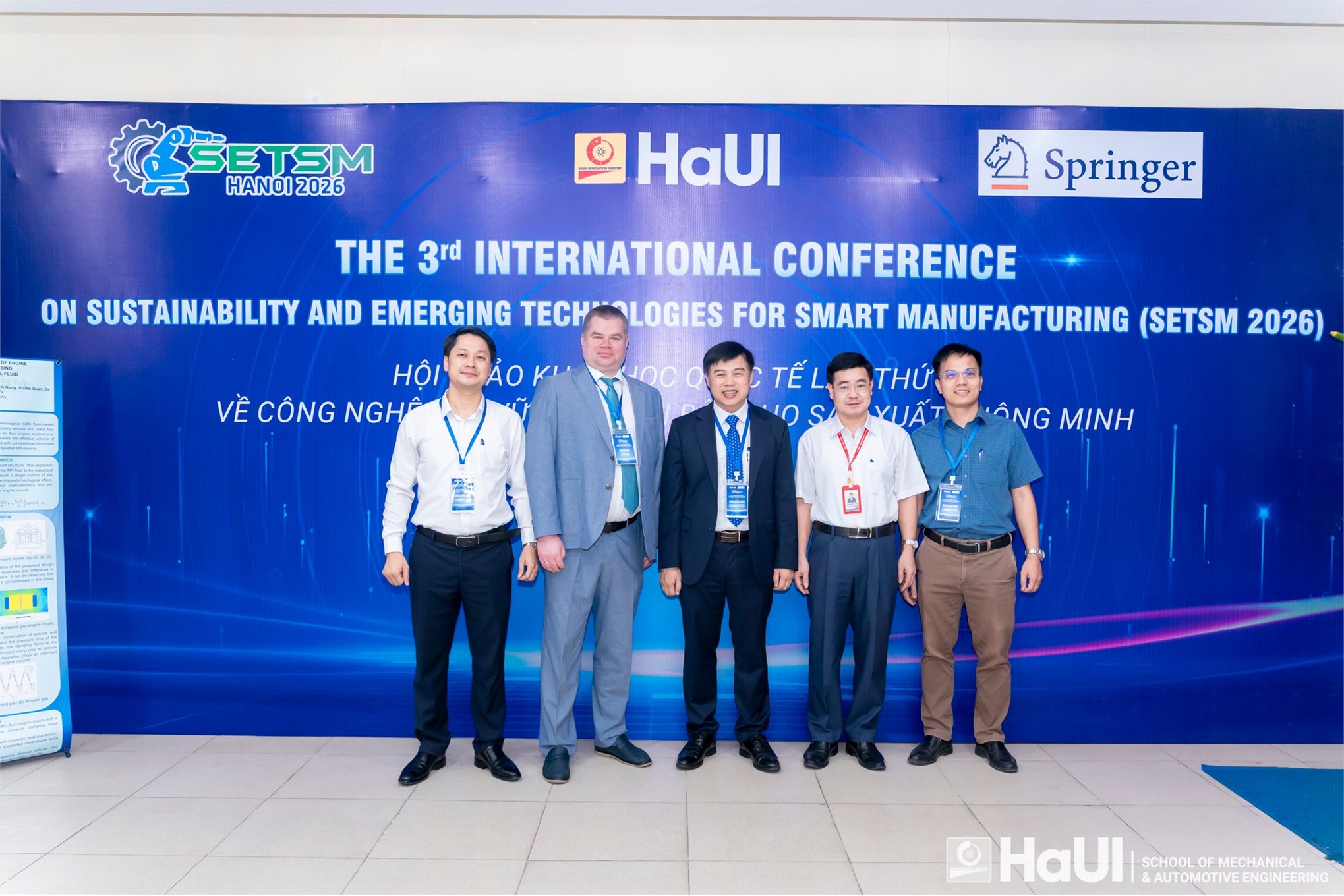 Hội thảo Quốc tế SETSM 2026: Khẳng định vị thế diễn đàn khoa học uy tín về sản xuất thông minh và phát triển bền vững