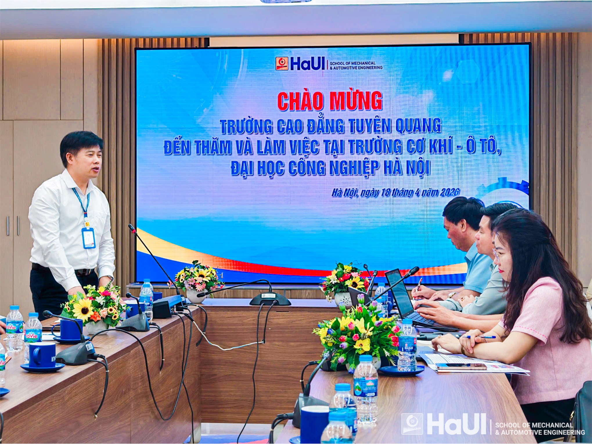Lan tỏa tri thức – Trường Cơ khí – Ô tô, HaUI đồng hành cùng Cao đẳng Tuyên Quang