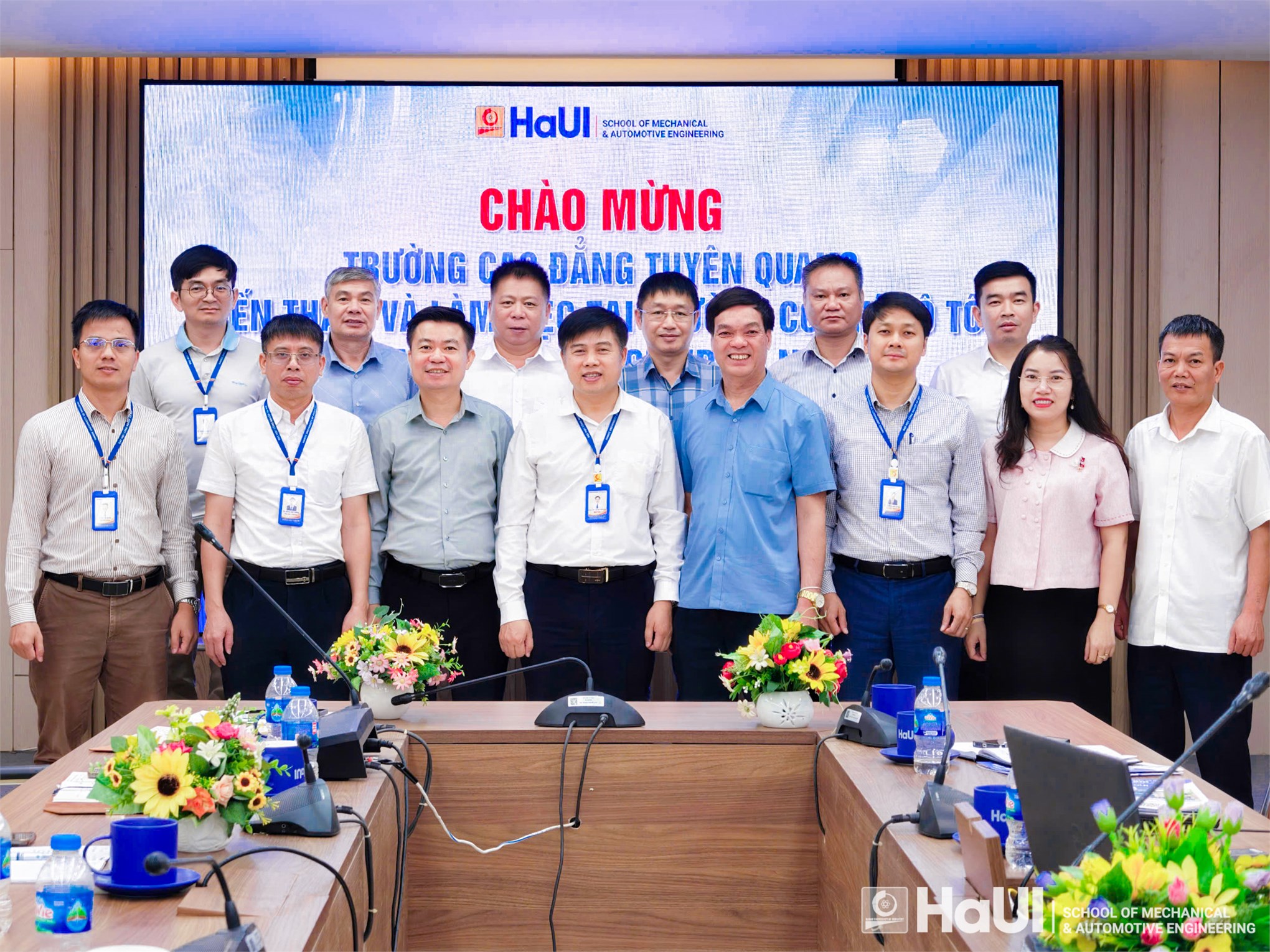 Lan tỏa tri thức – Trường Cơ khí – Ô tô, HaUI đồng hành cùng Cao đẳng Tuyên Quang