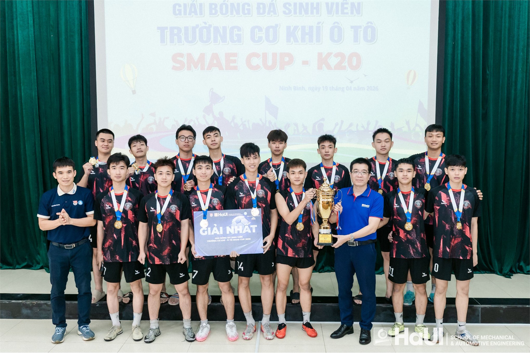 Chung kết và và trao giải bóng đá nam sinh viên K20 – SMAE CUP 2026