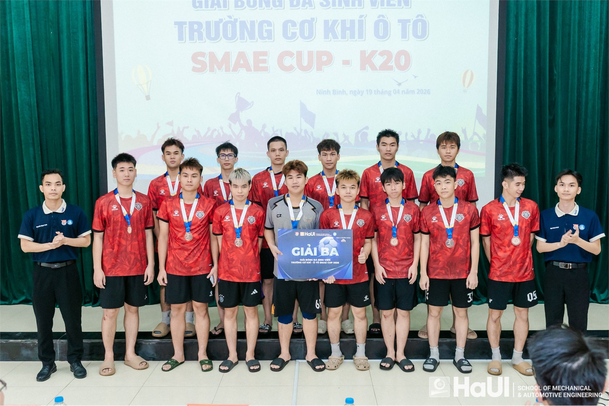 Chung kết và và trao giải bóng đá nam sinh viên K20 – SMAE CUP 2026