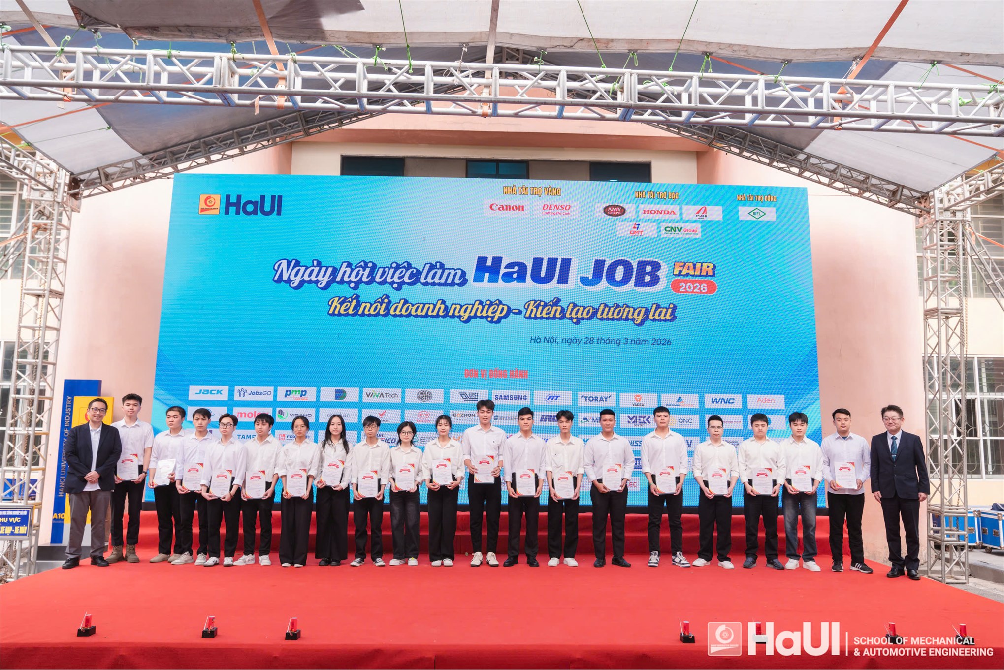 HaUI 2026 Job Fair – Surging Recruitment Demand in the Mechanical and Automotive Engineering Sector