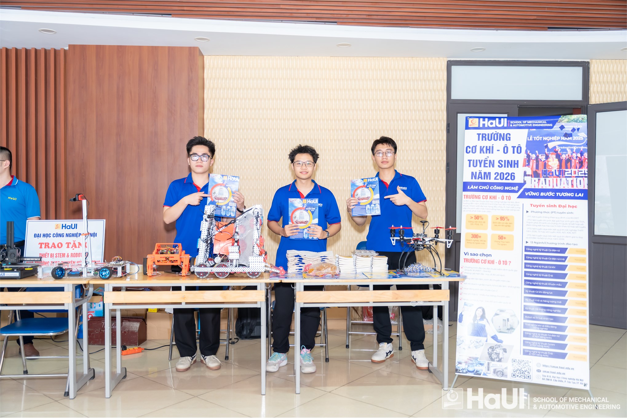 Trường Cơ khí - Ô tô, HaUI lan tỏa tinh thần giáo dục STEM tại Trường THPT Chuyên Hùng Vương – Phú Thọ