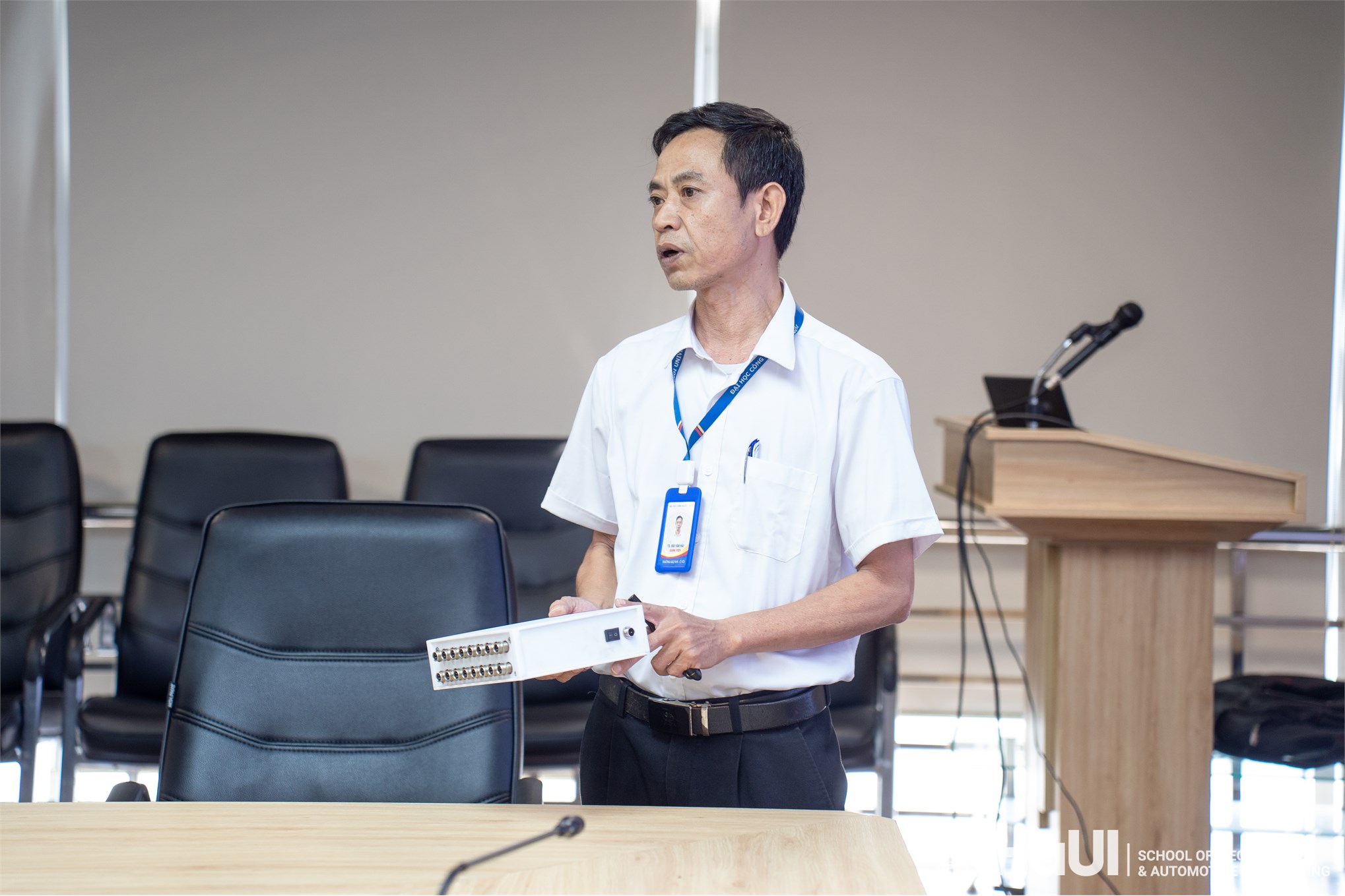 Nghiệm thu đề tài KH&CN cấp cơ sở: Nghiên cứu chế tạo mô mình đo các thông số động học, động lực học trên hệ thống lái trợ lực điện