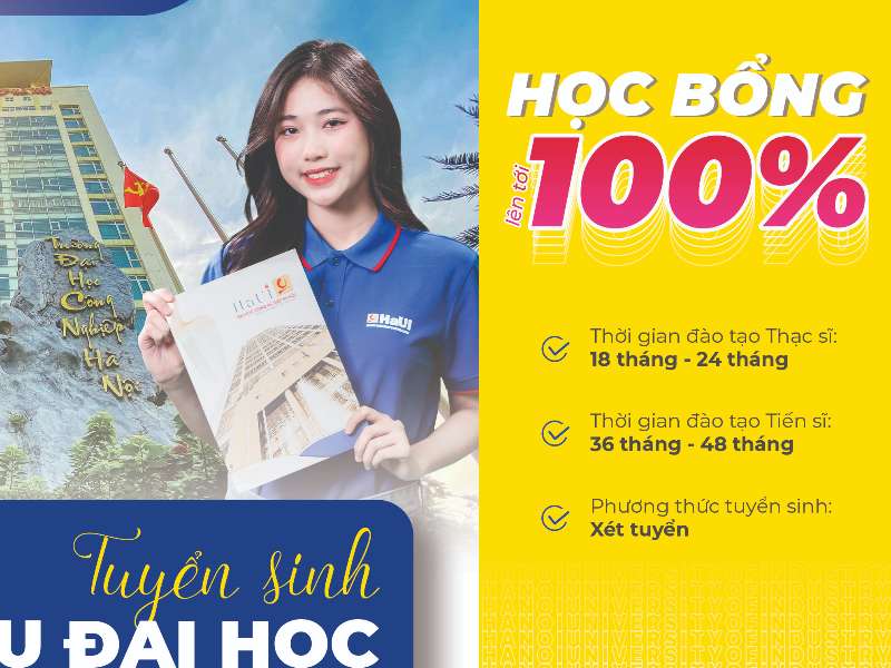 Thông báo tuyển sinh trình độ thạc sĩ đợt 2 năm 2026