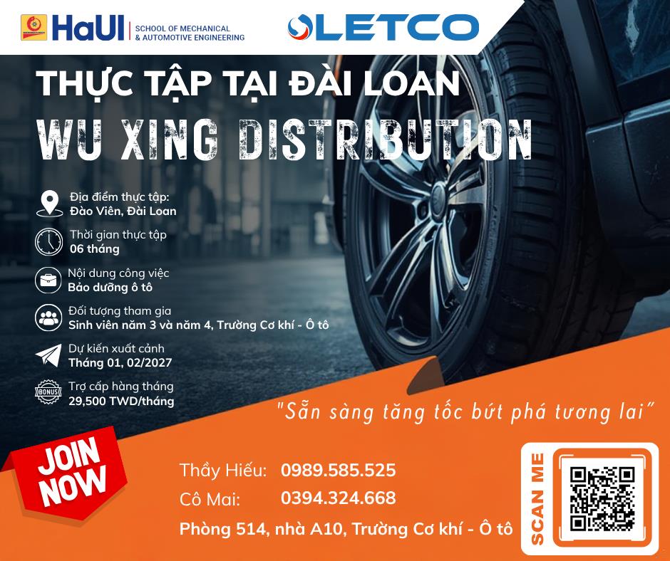 Thông báo các chương trình nước ngoài tại Trường Cơ khí - Ô tô