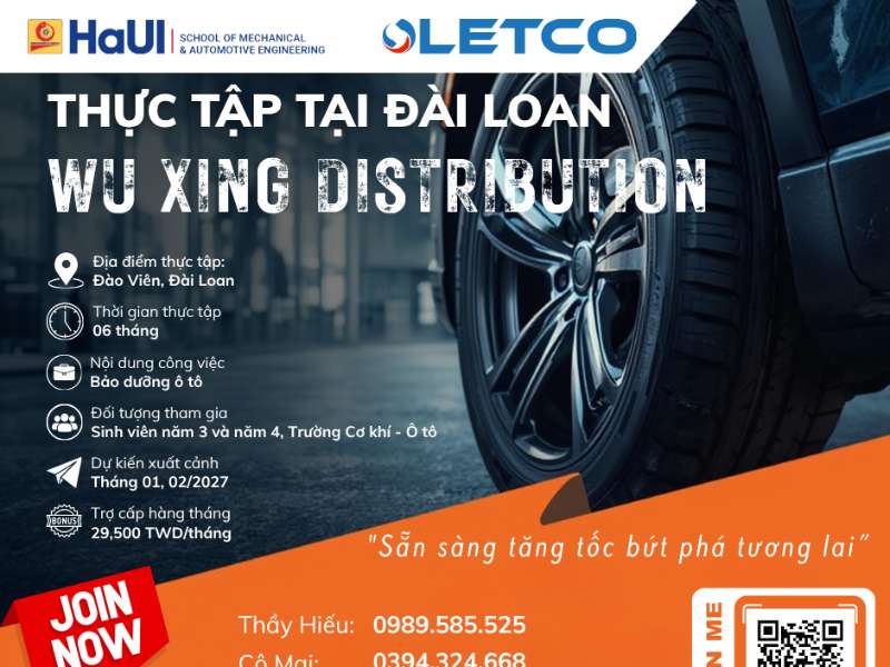 Thông báo các chương trình nước ngoài tại Trường Cơ khí - Ô tô