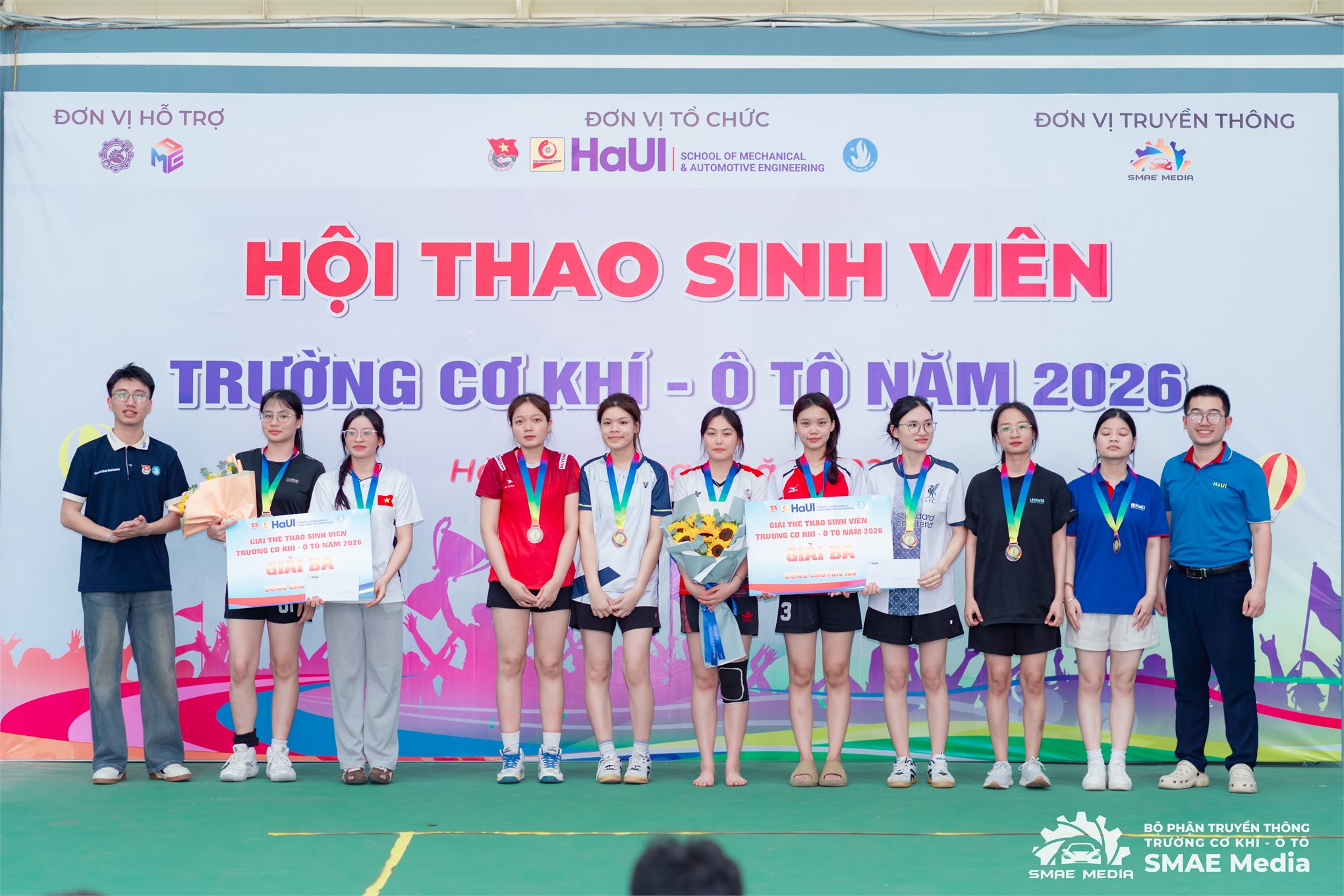 Bùng nổ cảm xúc tại Hội thao sinh viên Trường Cơ khí – Ô tô năm 2026