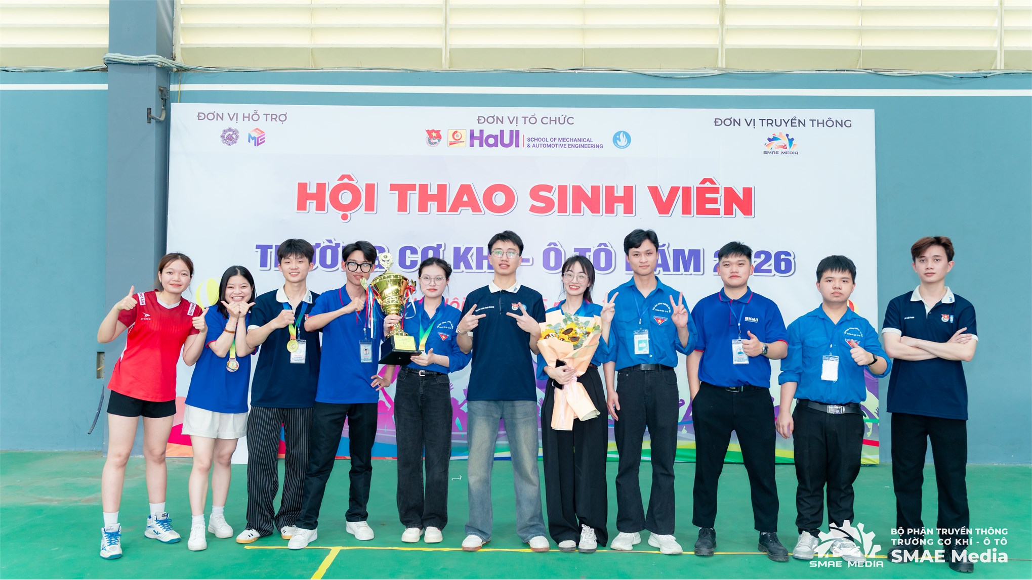 Bùng nổ cảm xúc tại Hội thao sinh viên Trường Cơ khí – Ô tô năm 2026