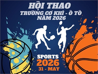 Kế hoạch hội thao viên chức, người lao động Trường Cơ khí - Ô tô năm 2026
