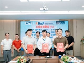 Trường Cơ khí - Ô tô ký kết Biên bản ghi nhớ hợp tác với Công ty TNHH Entro Korea và Công ty TNHH MTS Corp (Hàn Quốc)