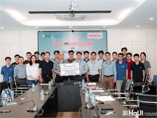 Trường Cơ khí – Ô tô, HaUI tiếp nhận tài trợ thiết bị đào tạo từ Công ty TNHH Honda Việt Nam