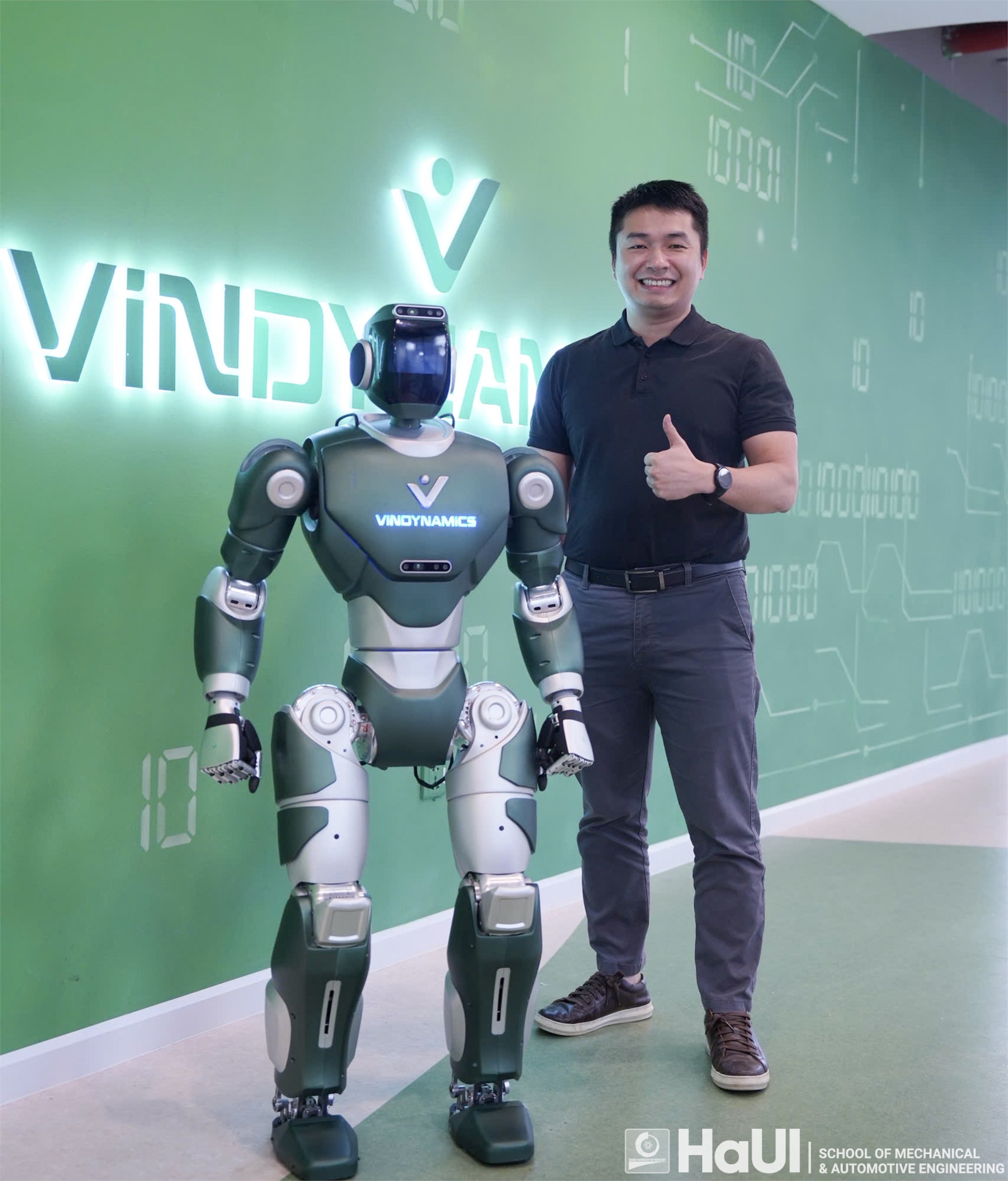 Khát vọng phát triển Robot hình người thông minh và hành trình bản lĩnh của cựu sinh viên Trường Cơ khí – Ô tô, HaUI