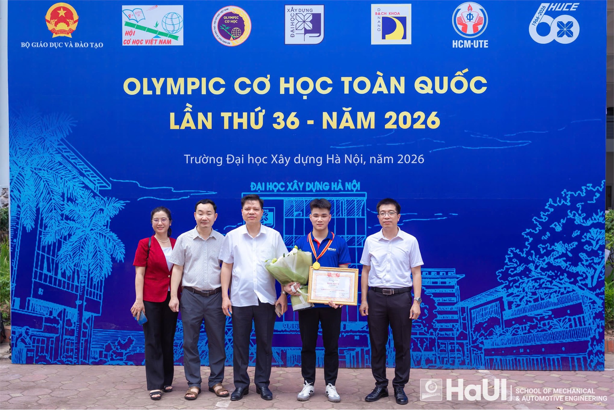 Sinh viên Trường Cơ khí – Ô tô, HaUI khẳng định bản lĩnh tại Olympic Cơ học toàn quốc lần thứ