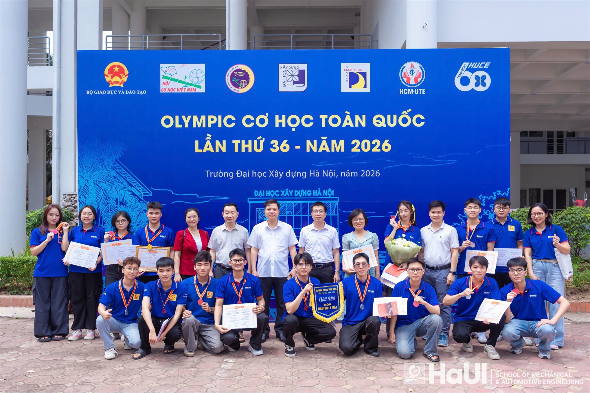 Sinh viên Trường Cơ khí – Ô tô, HaUI khẳng định bản lĩnh tại Olympic Cơ học toàn quốc lần thứ