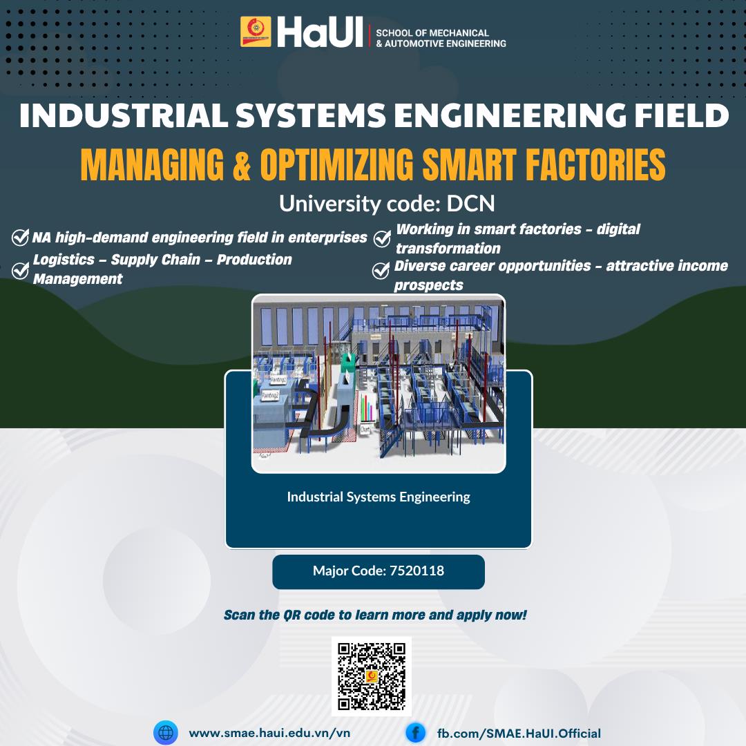 Exploring the Major Groups and Training Programs at the School of Mechanical and Automotive Engineering, HaUI in 2026: A Launchpad for Global Engineers and Graduates