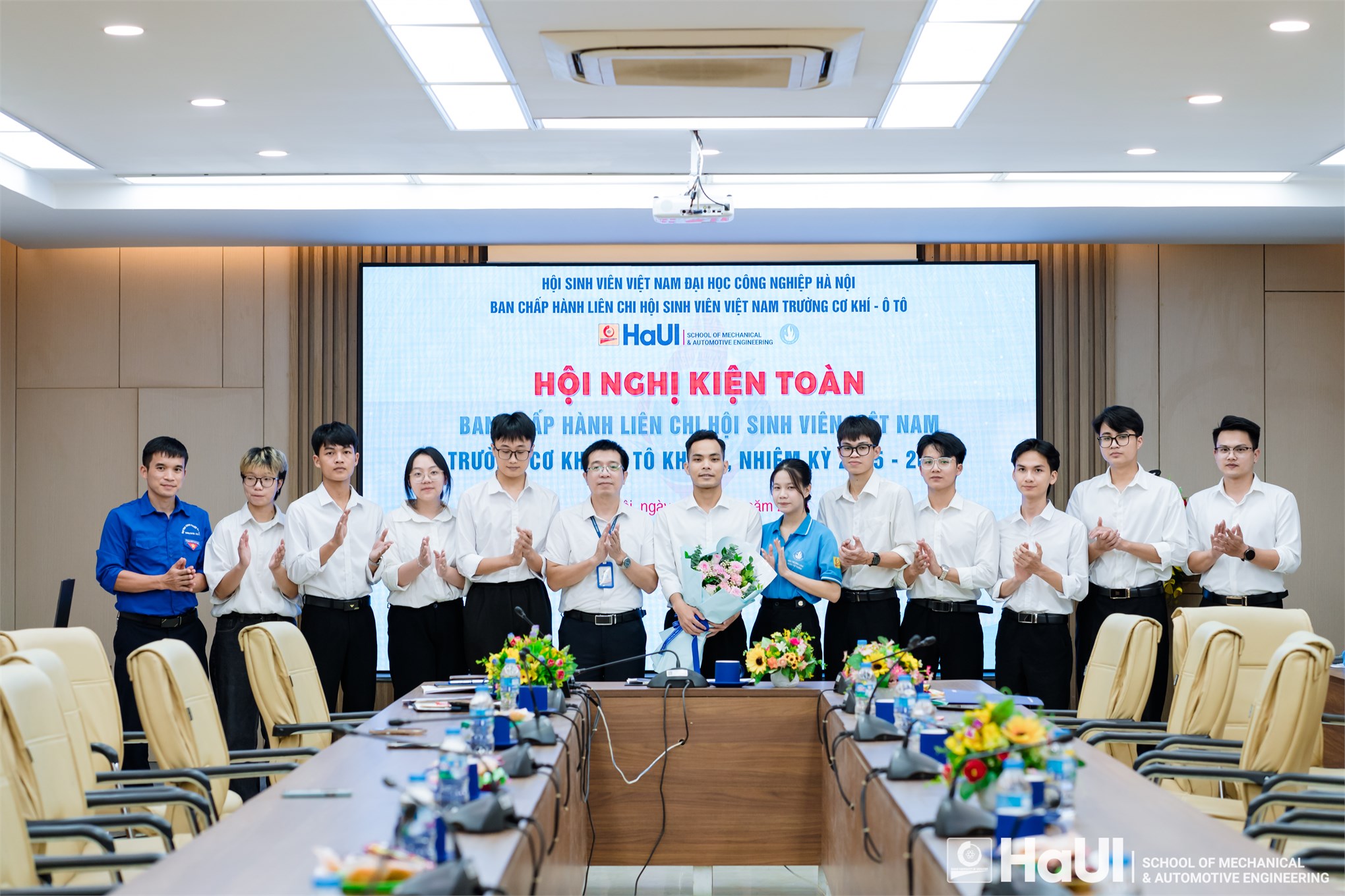 Hội nghị kiện toàn Ban Chấp hành và chức danh chủ chốt Liên chi Hội Sinh viên Trường Cơ khí - Ô tô khóa I, nhiệm kỳ 2025 – 2028