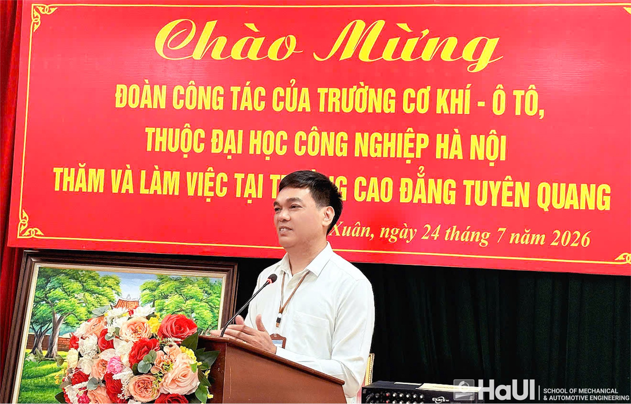 Trường Cơ khí – Ô tô, HaUI hợp tác với Trường Cao đẳng Tuyên Quang: Khẳng định sứ mệnh đào tạo nguồn nhân lực trình độ cao