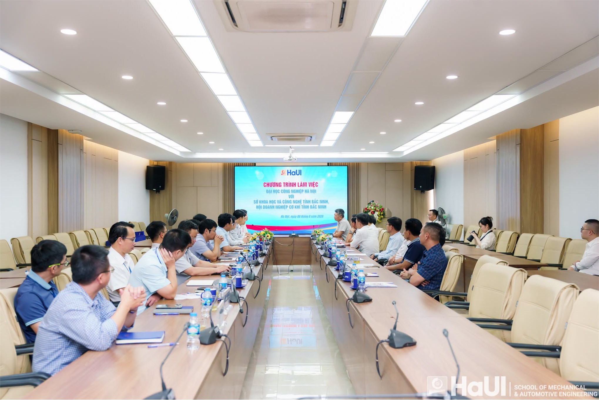 Trường Cơ khí – Ô tô, HaUI thúc đẩy hợp tác với Sở Khoa học và Công nghệ tỉnh Bắc Ninh cùng cộng đồng doanh nghiệp cơ khí