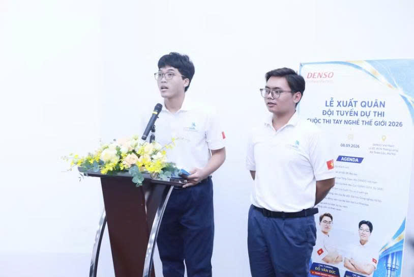 Sinh viên Trường Cơ khí - Ô tô, HaUI được lựa chọn tham dự Kỳ thi Kỹ năng nghề Thế giới 2026