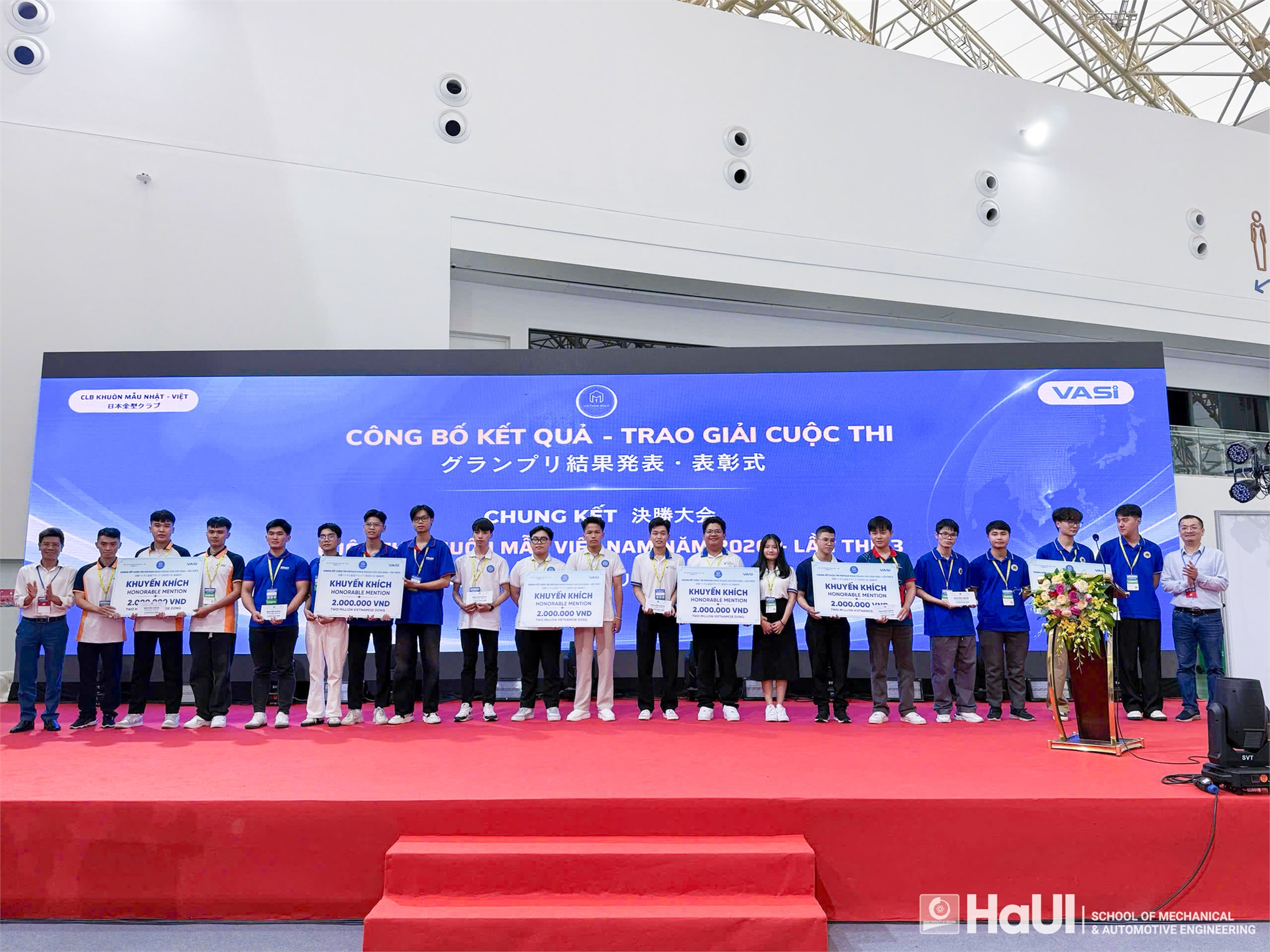 Sinh viên Trường Cơ khí – Ô tô tỏa sáng tại Chung kết Cuộc thi Khuôn mẫu Việt Nam lần thứ 3 (Vietnam Mold Grand Prix 2026)