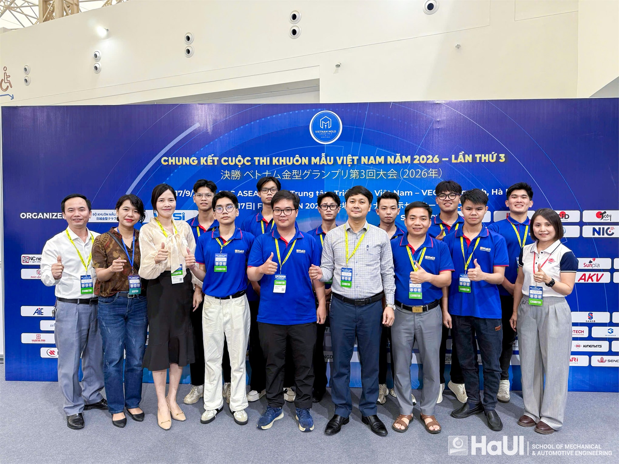 Sinh viên Trường Cơ khí – Ô tô tỏa sáng tại Chung kết Cuộc thi Khuôn mẫu Việt Nam lần thứ 3 (Vietnam Mold Grand Prix 2026)