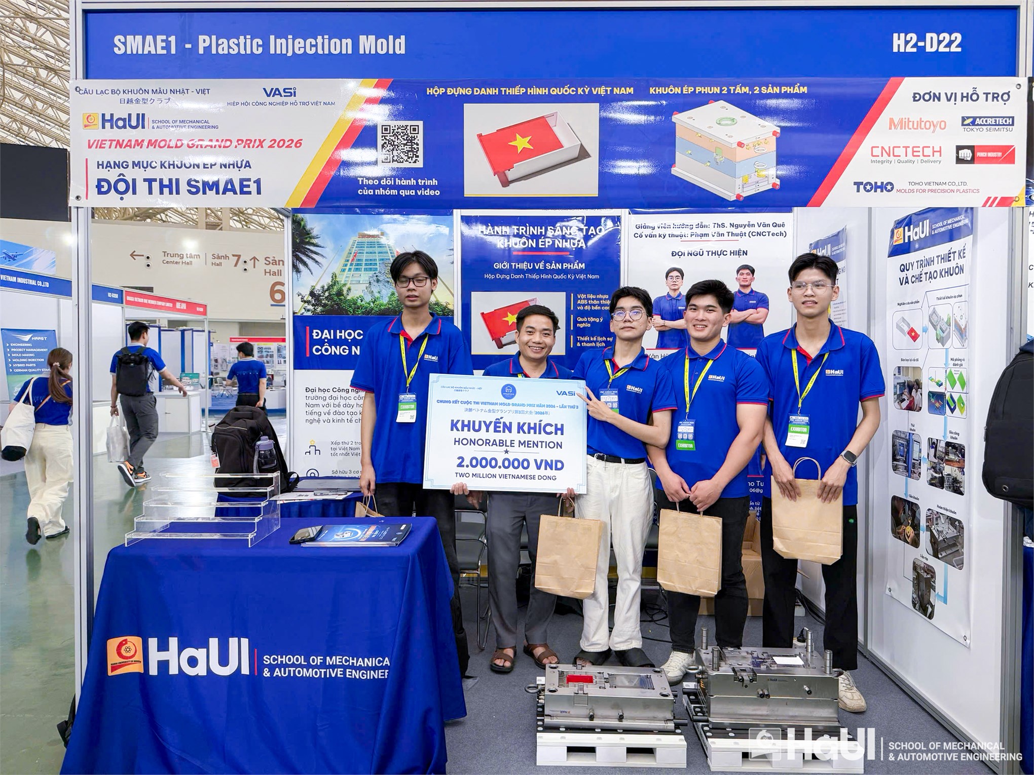 Sinh viên Trường Cơ khí – Ô tô tỏa sáng tại Chung kết Cuộc thi Khuôn mẫu Việt Nam lần thứ 3 (Vietnam Mold Grand Prix 2026)
