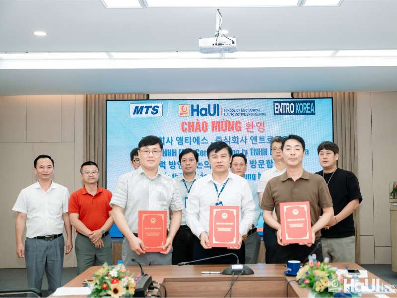 School of Mechanical and Automotive Engineering Signs Memoranda of Understanding with Entro Korea Co., Ltd. and MTS Corp Co., Ltd. (South Korea)