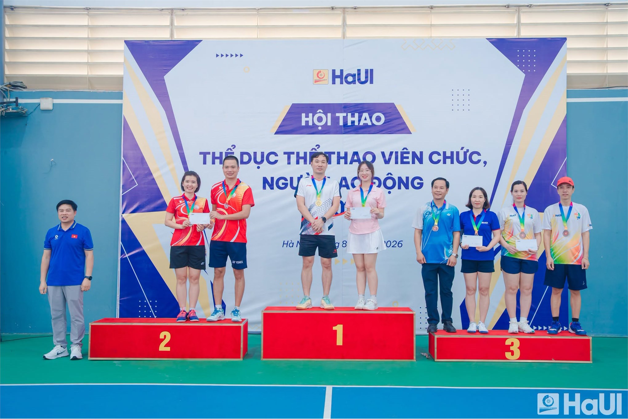 Liên quân 2 xuất sắc giành Giải Ba toàn đoàn tại Hội thao viên chức, người lao động Đại học Công nghiệp Hà Nội năm 2026