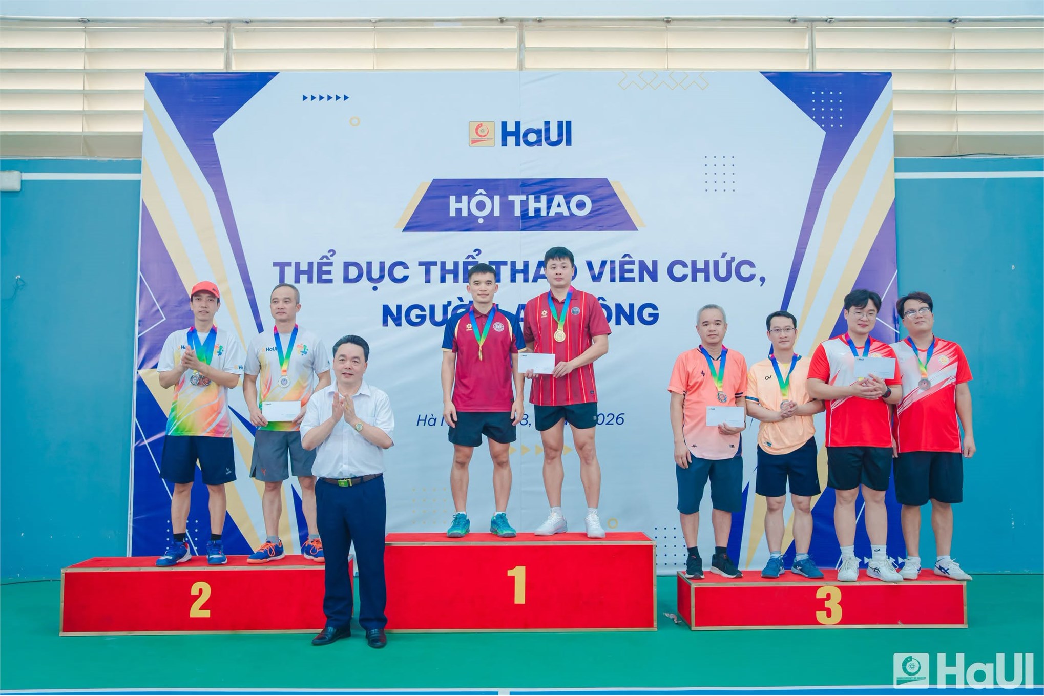 Liên quân 2 xuất sắc giành Giải Ba toàn đoàn tại Hội thao viên chức, người lao động Đại học Công nghiệp Hà Nội năm 2026