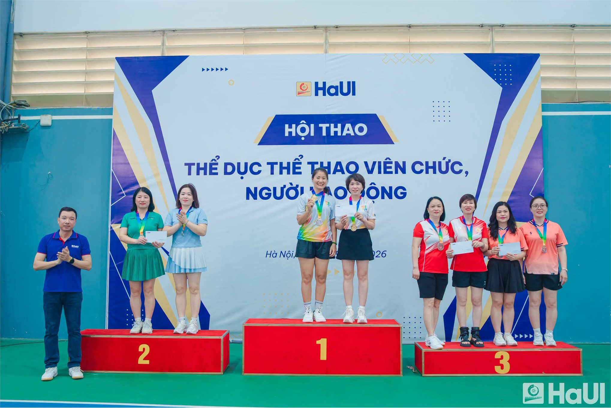Liên quân 2 xuất sắc giành Giải Ba toàn đoàn tại Hội thao viên chức, người lao động Đại học Công nghiệp Hà Nội năm 2026