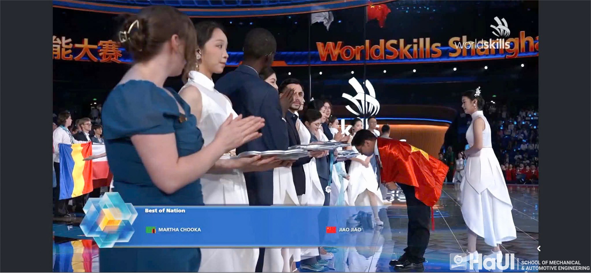 Sinh viên Trường Cơ khí – Ô tô xuất sắc giành Huy chương Kỹ năng nghề xuất sắc tại WorldSkills 2026
