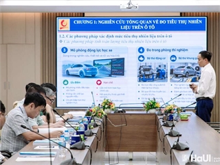Nghiệm thu đề tài KH&CN cấp cơ sở: “Nghiên cứu thiết kế, chế tạo thiết bị đo khối lượng tiêu thụ nhiên liệu xăng để đánh giá tính kinh tế nhiên liệu của ô tô phục vụ đào tạo và nghiên cứu”
