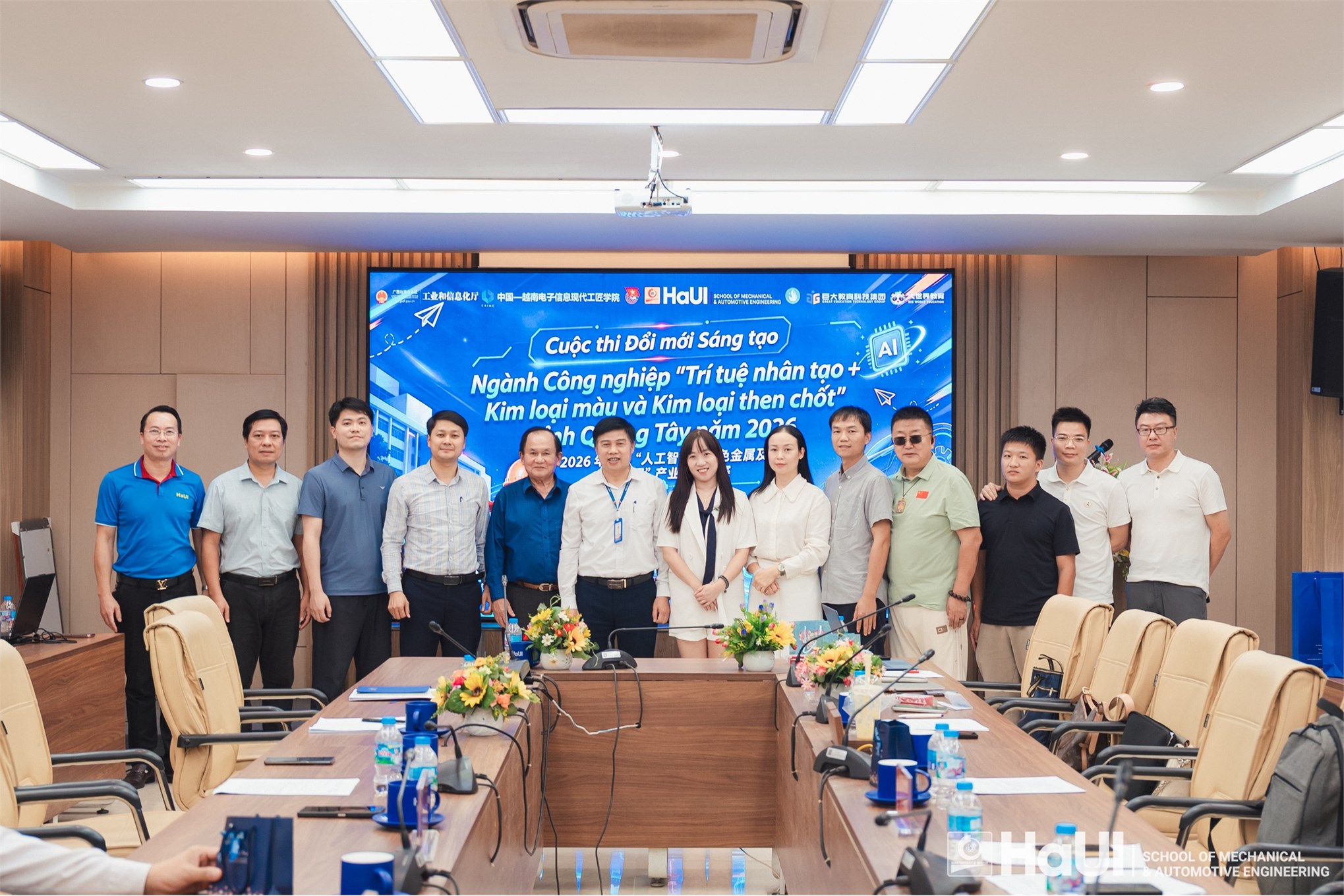 Chung kết cấp trường cuộc thi Đổi mới sáng tạo “Trí tuệ nhân tạo +” Quảng Tây năm 2026: Khởi nguồn những giải pháp AI đột phá của sinh viên Trường Cơ khí - Ô tô