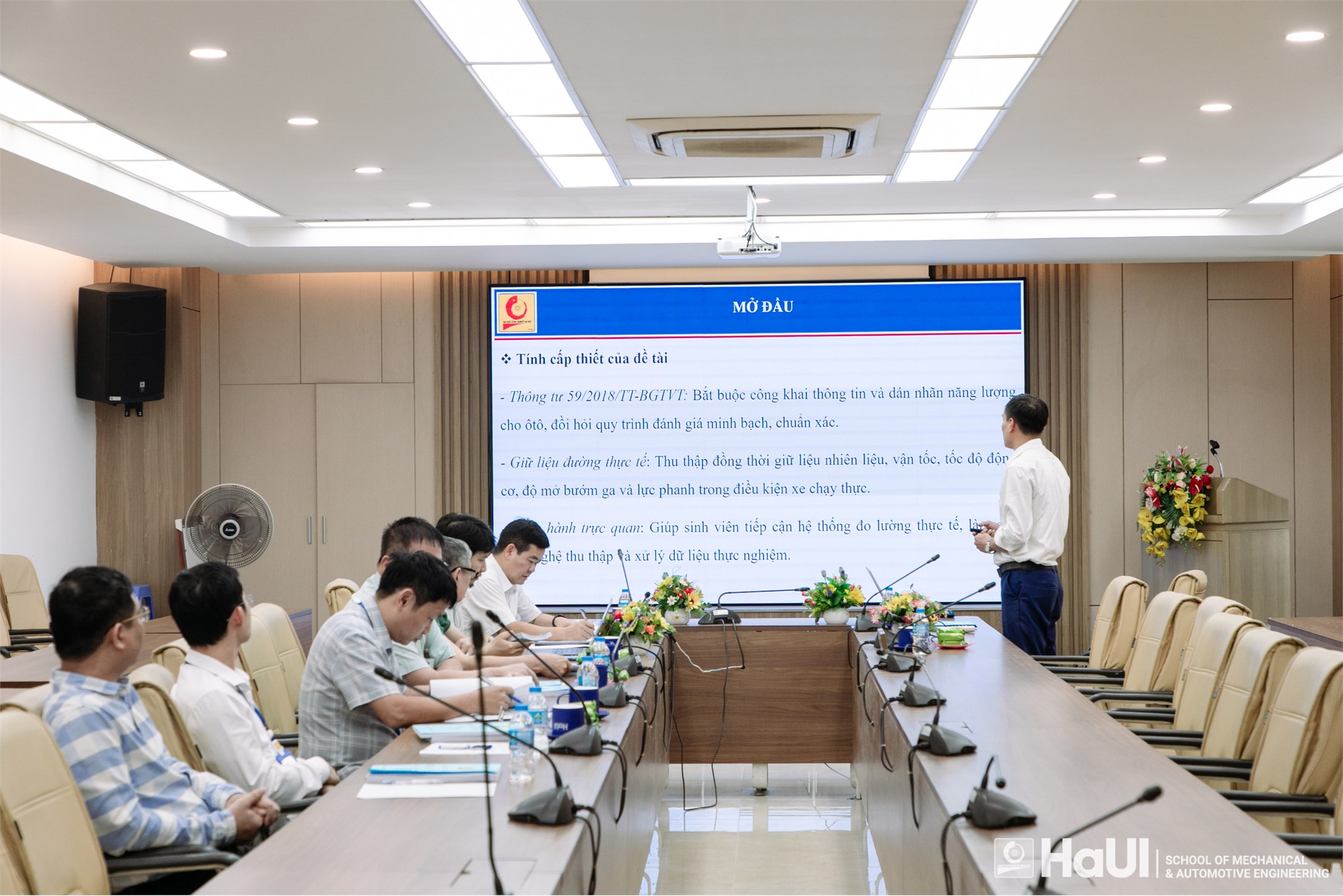 Nghiệm thu đề tài KH&CN cấp cơ sở: “Nghiên cứu thiết kế, chế tạo thiết bị đo khối lượng tiêu thụ nhiên liệu xăng để đánh giá tính kinh tế nhiên liệu của ô tô phục vụ đào tạo và nghiên cứu”